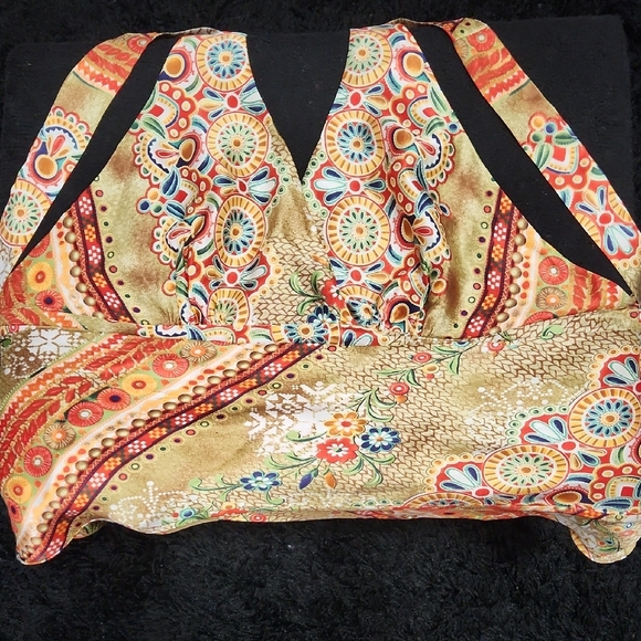 Cache Multicolor Geometric Blouse - Picture 3 of 3